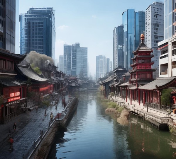 温州市区，千年文明与现代科技的融合发展