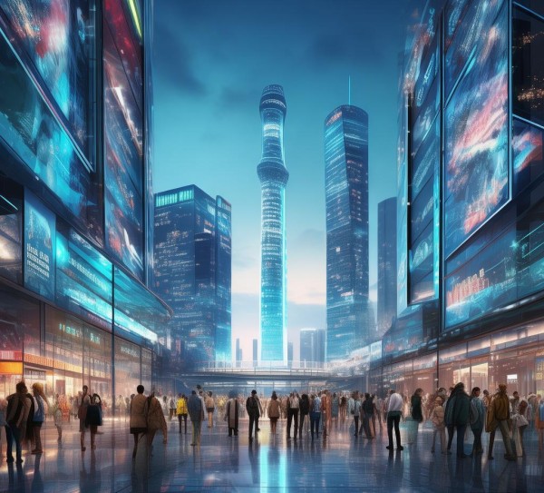 在信息时代，上海作为全球创新中心，服务全球需求，助力创新